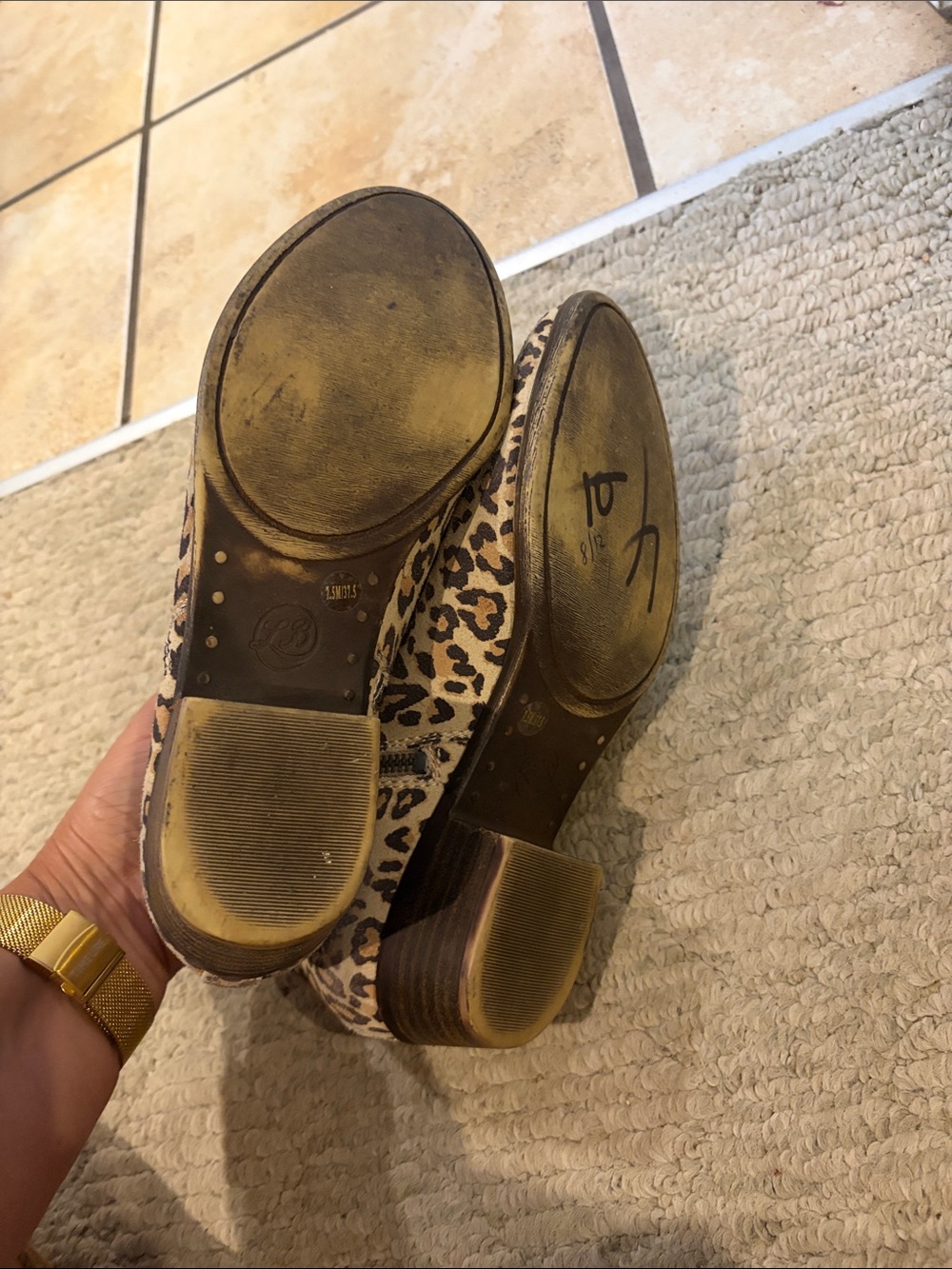 Lucky Brand Leopard Print Side-Zip Women's Ankle Boot - Picture 7 of 10